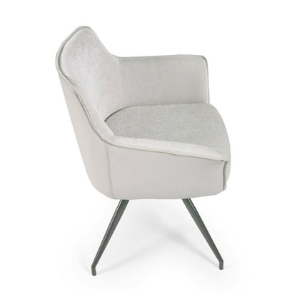 Noah Ivory Fabric Dining Chair