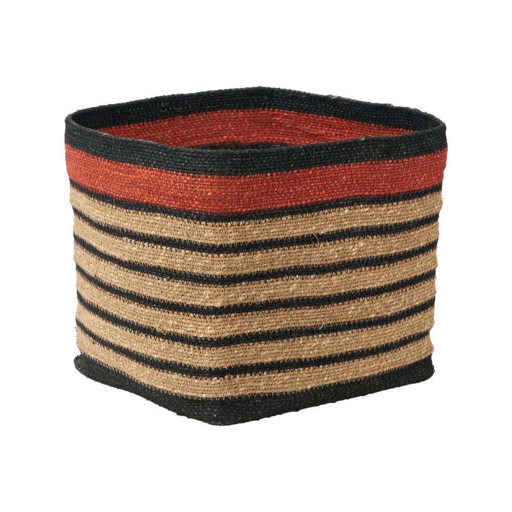 Seagrass Stripe Square Basket