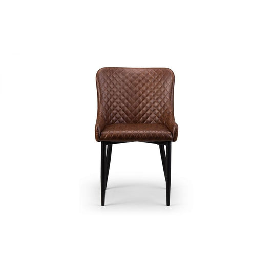 Luxe Faux Leather Dining Chair (Set of 2)