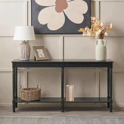 Heritage Pine Wood Large Console Table