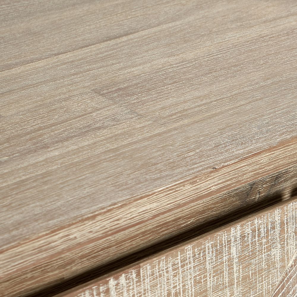 Marca Sand Wash Acacia Wood 3 Door Sideboard