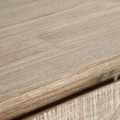 Marca Sand Wash Acacia Wood 3 Door Sideboard