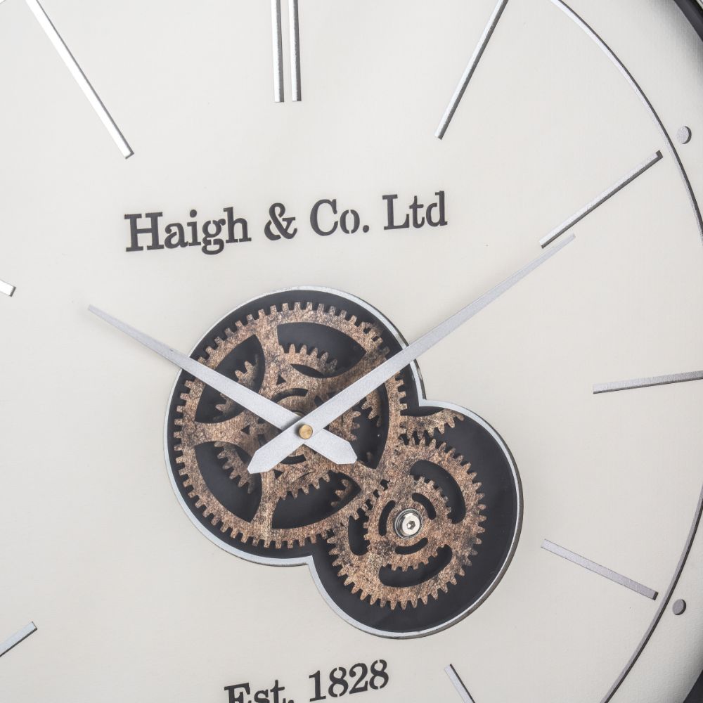 Wood Working Cog Wall Clock
