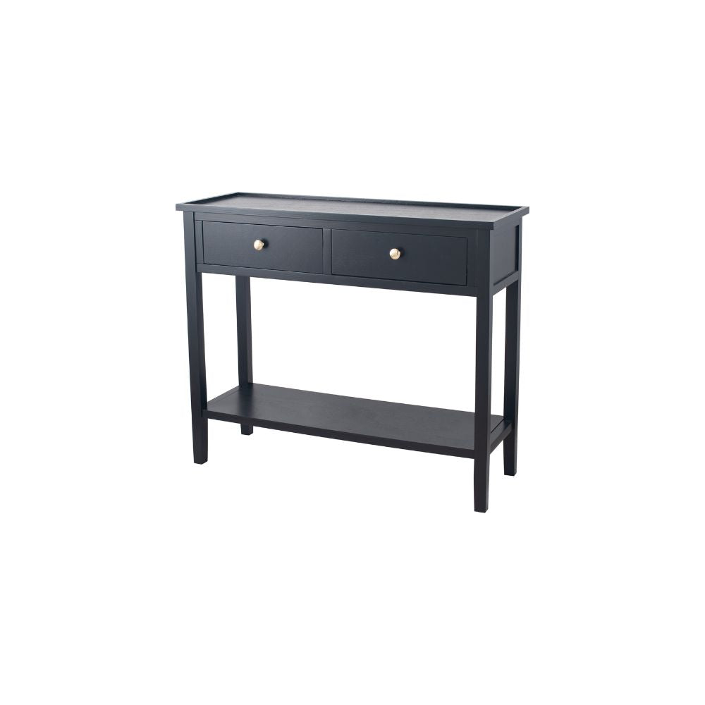 Chelmsford Pine Wood 2 Drawer Console Table