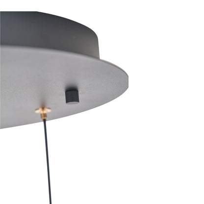 Astarion Matte Black and Gold Multi Drop LED Pendant