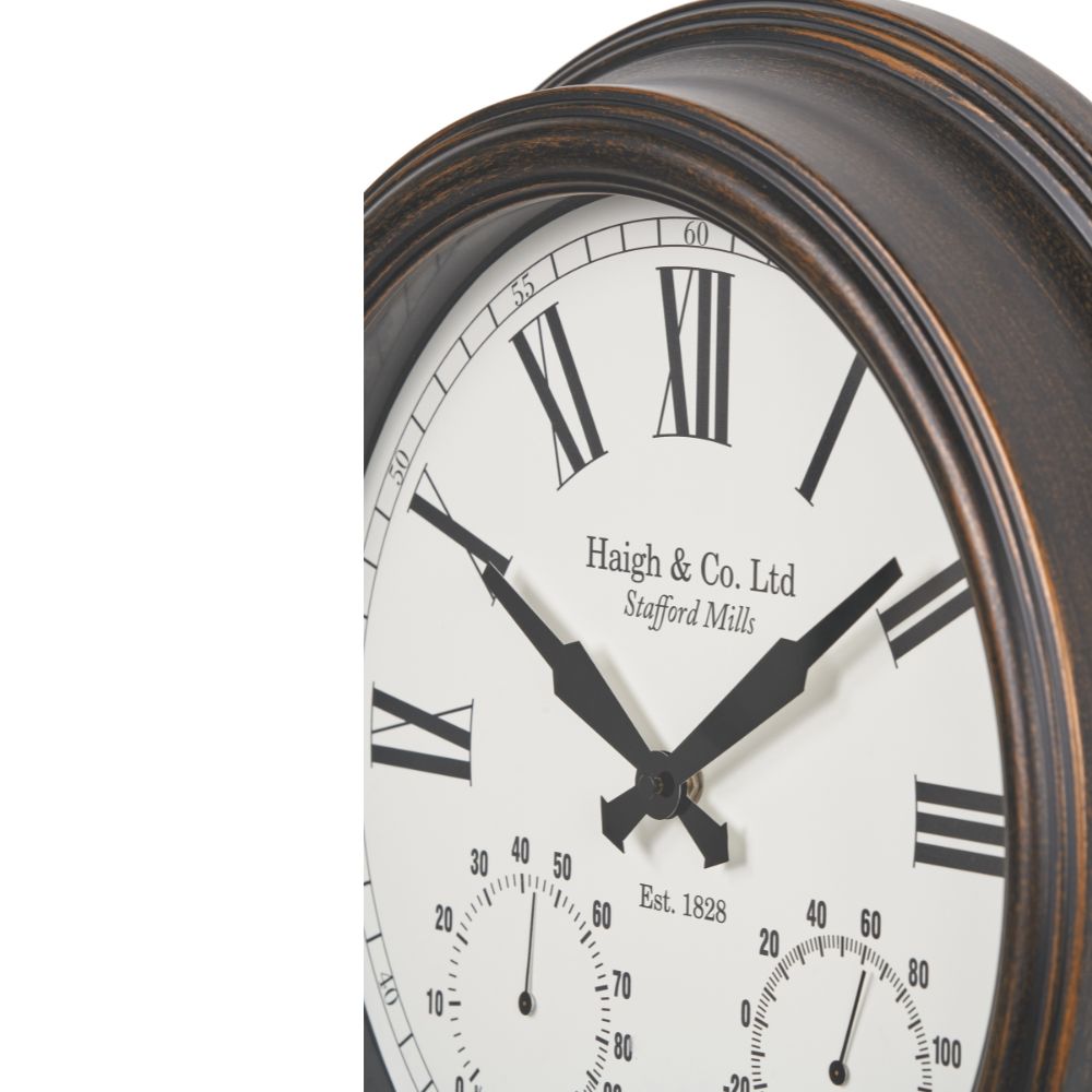Antique Effect Indoor Outdoor Wall Clock
