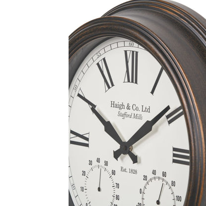 Antique Effect Indoor Outdoor Wall Clock