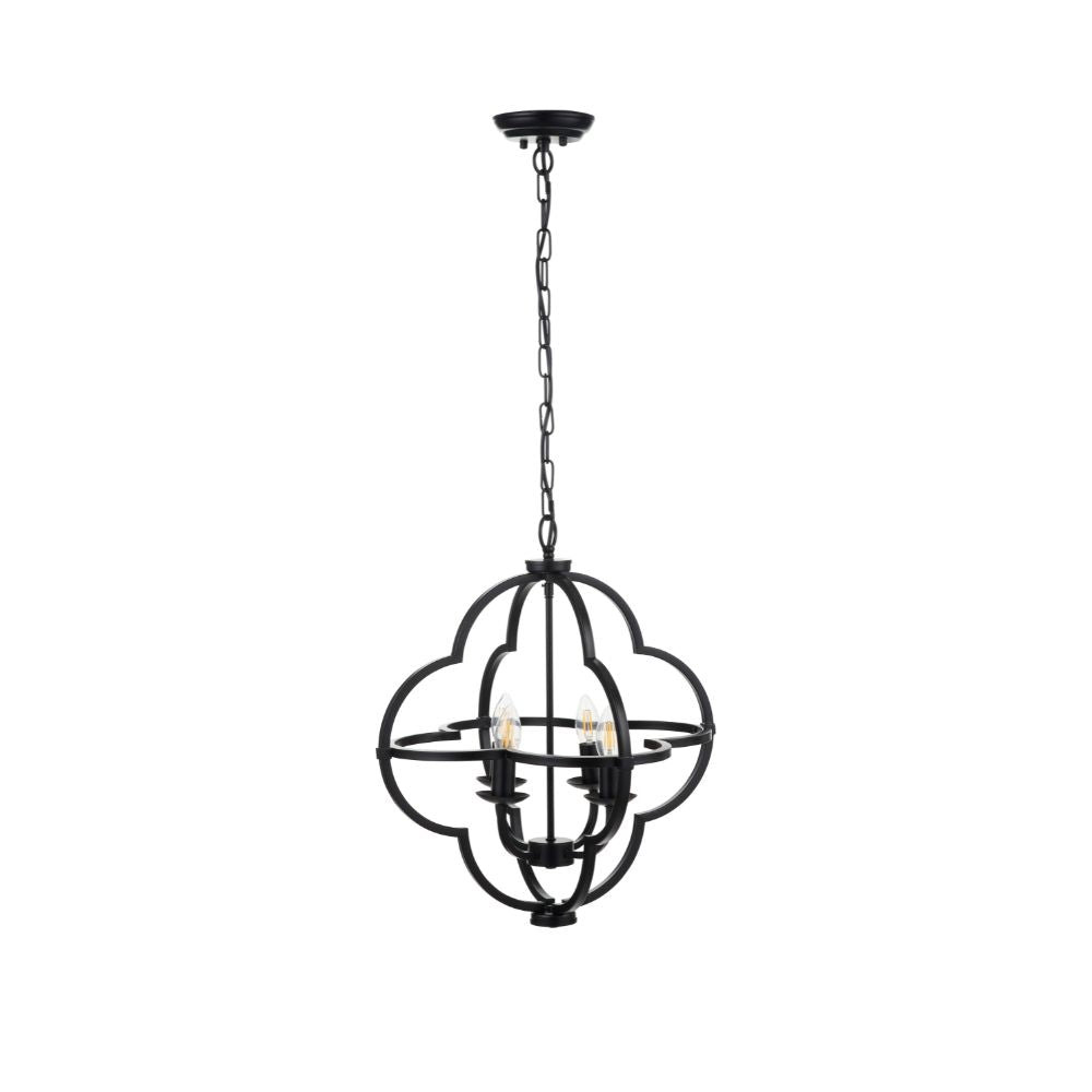 Amine 4 Light Fleur De Lys Pendant