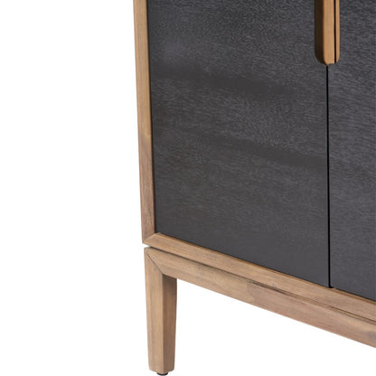 Gio Acacia Wood 4 Door Sideboard