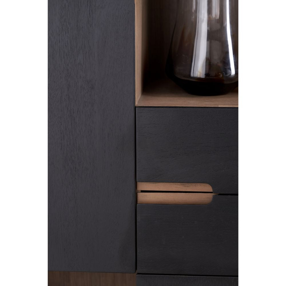 Gio Acacia Wood Shelf Unit