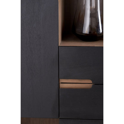 Gio Acacia Wood Shelf Unit