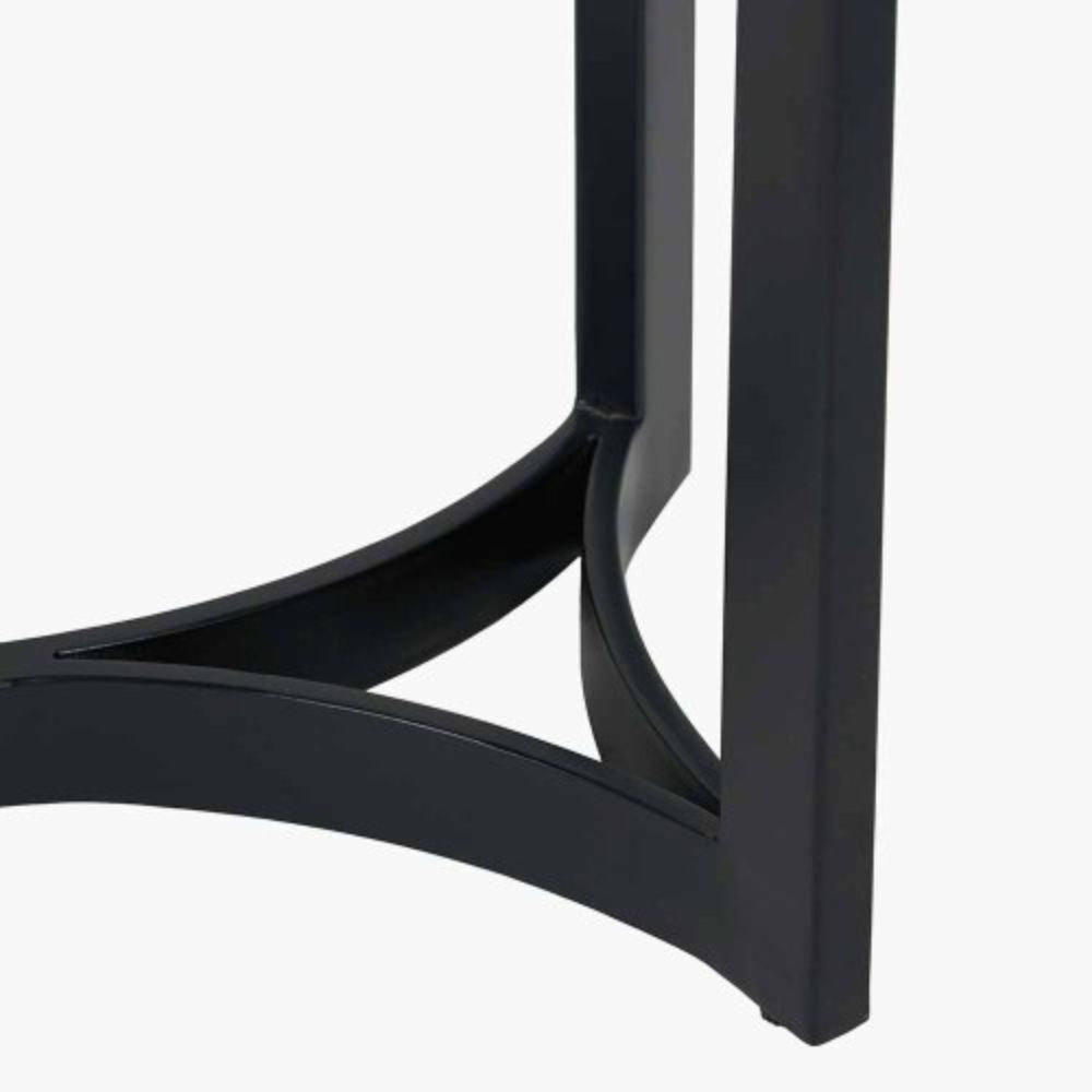 Hendrick White Marble Console Table