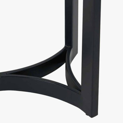 Hendrick White Marble Console Table