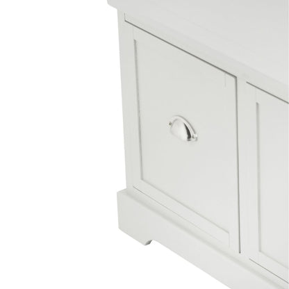 Croft Linen Pine Wood 3 Drawer Sideboard