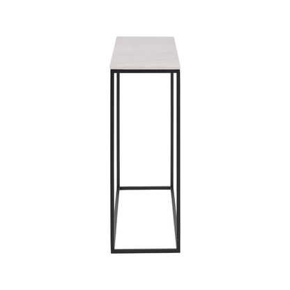 Kalani White Marble Console Table