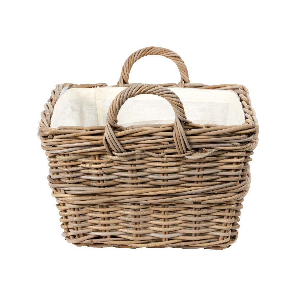 Kubu Rectangular Handled Laundry Basket