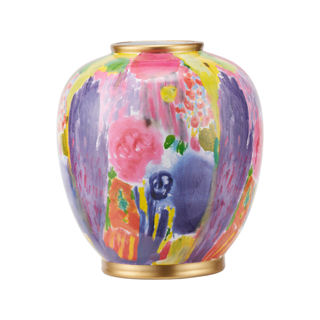 Matisse Multi Colour Ceramic Urn Vase