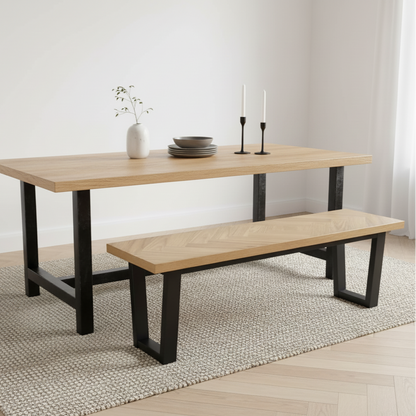 Hilton Oak Dining Bench