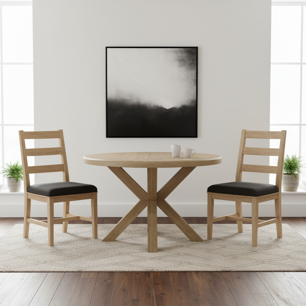 Eaton Country Oak Small Round Table