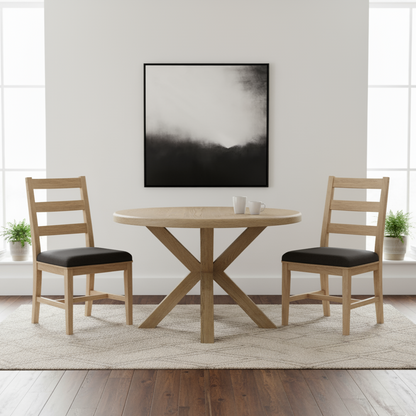 Eaton Country Oak Small Round Table