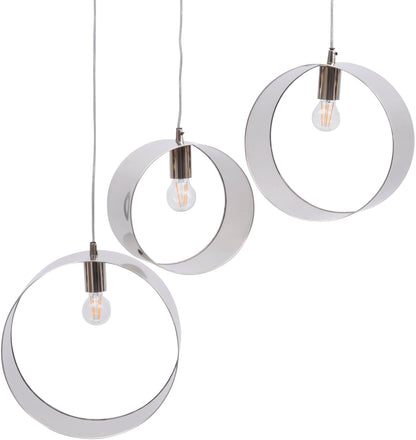 Ara Silver Ring Pendants (Set Of 3)