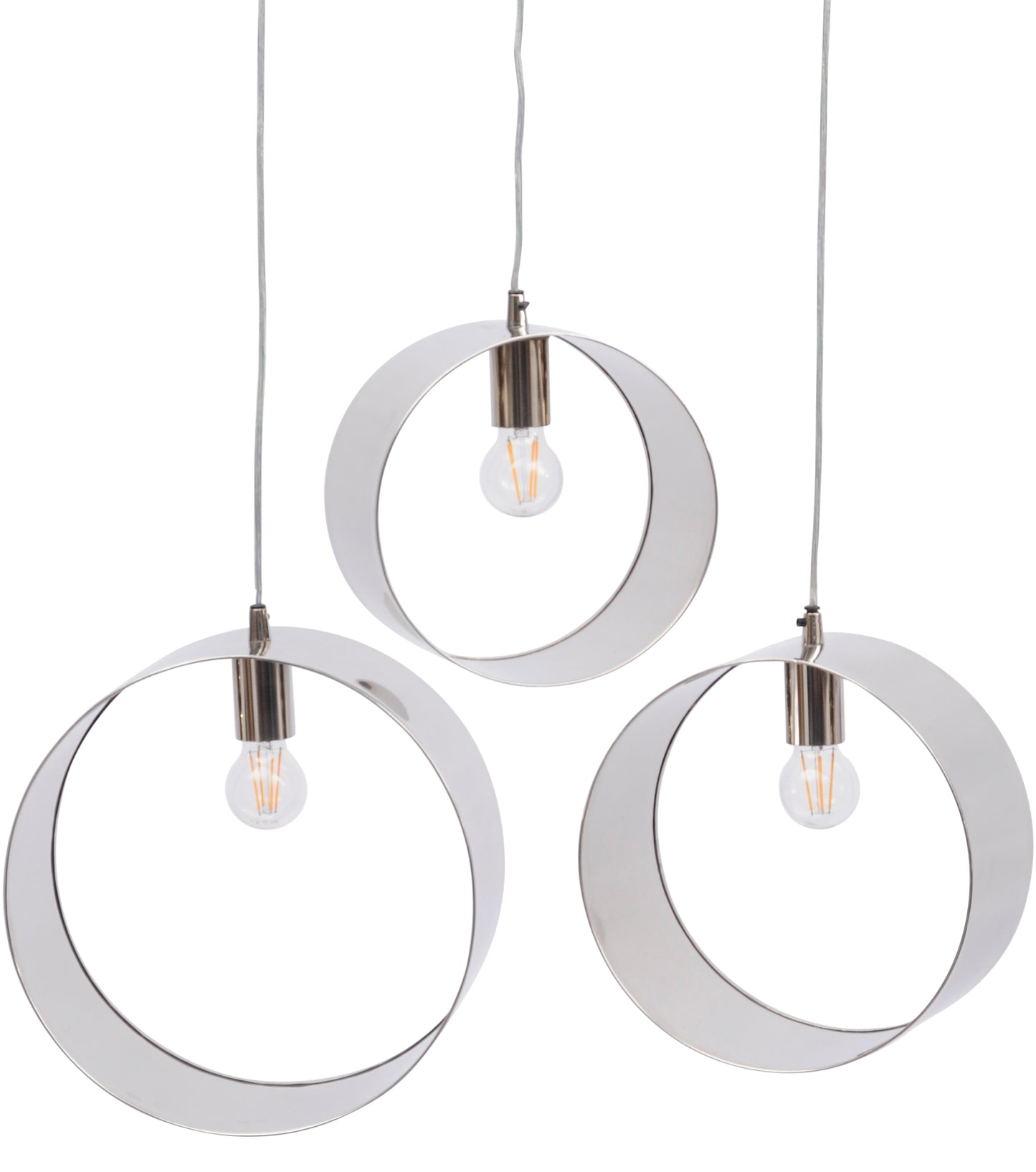 Ara Silver Ring Pendants (Set Of 3)