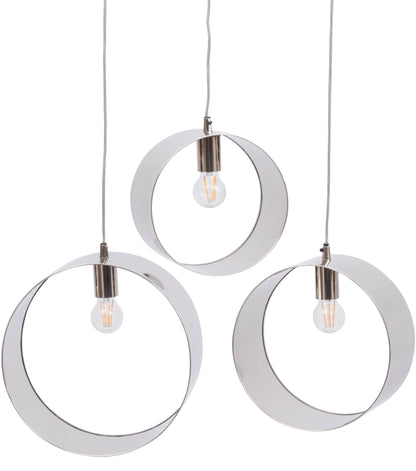 Ara Silver Ring Pendants (Set Of 3)