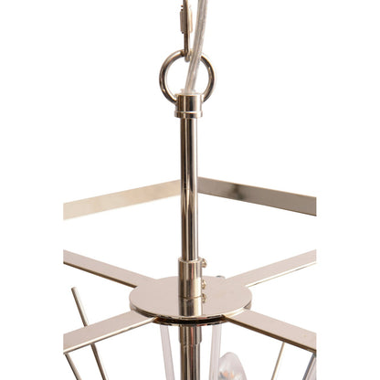 Starburst Silver Small Chandelier