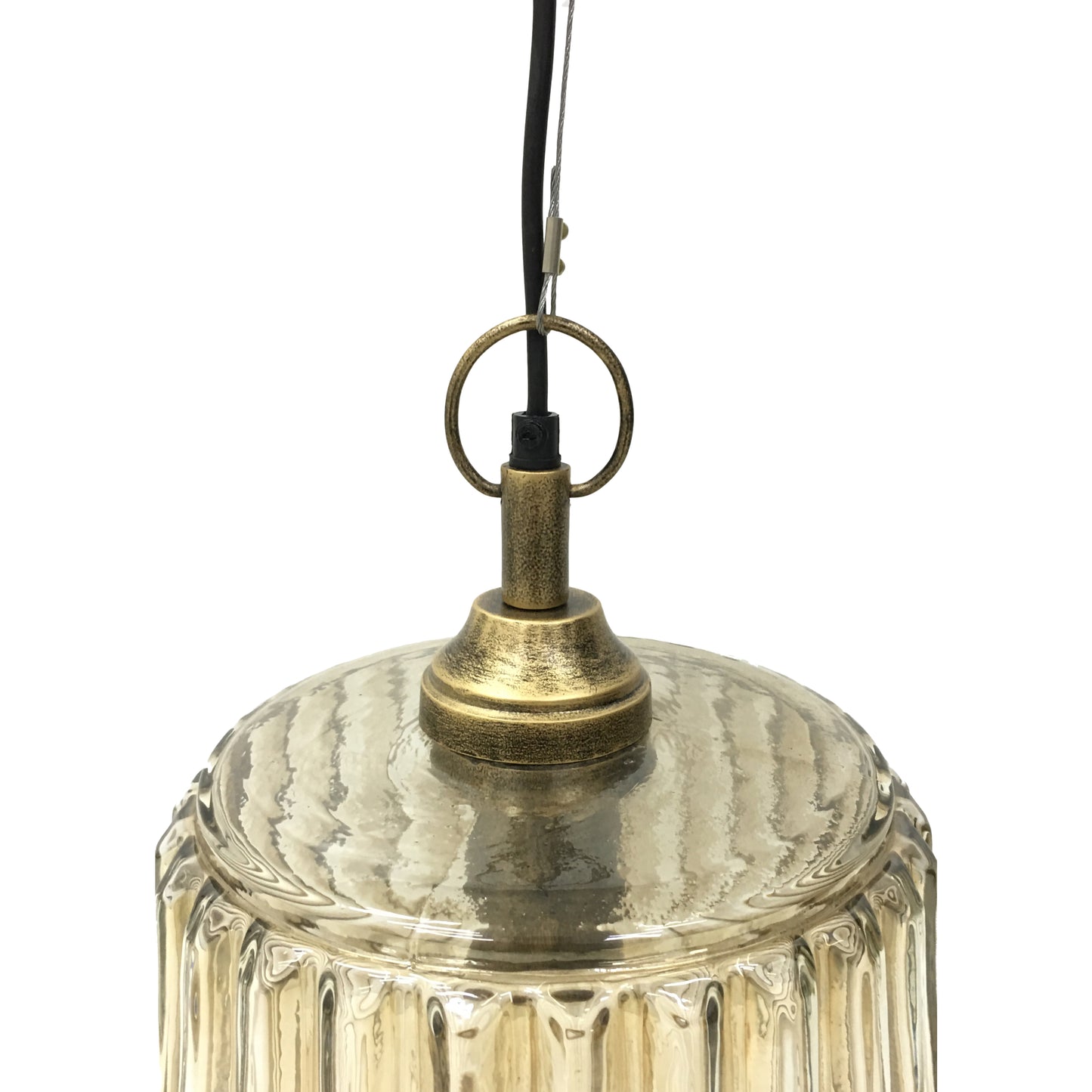 Urban Copper Lustre Glass Pendant