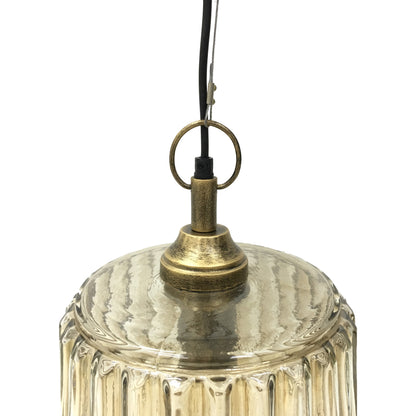 Urban Copper Lustre Glass Pendant