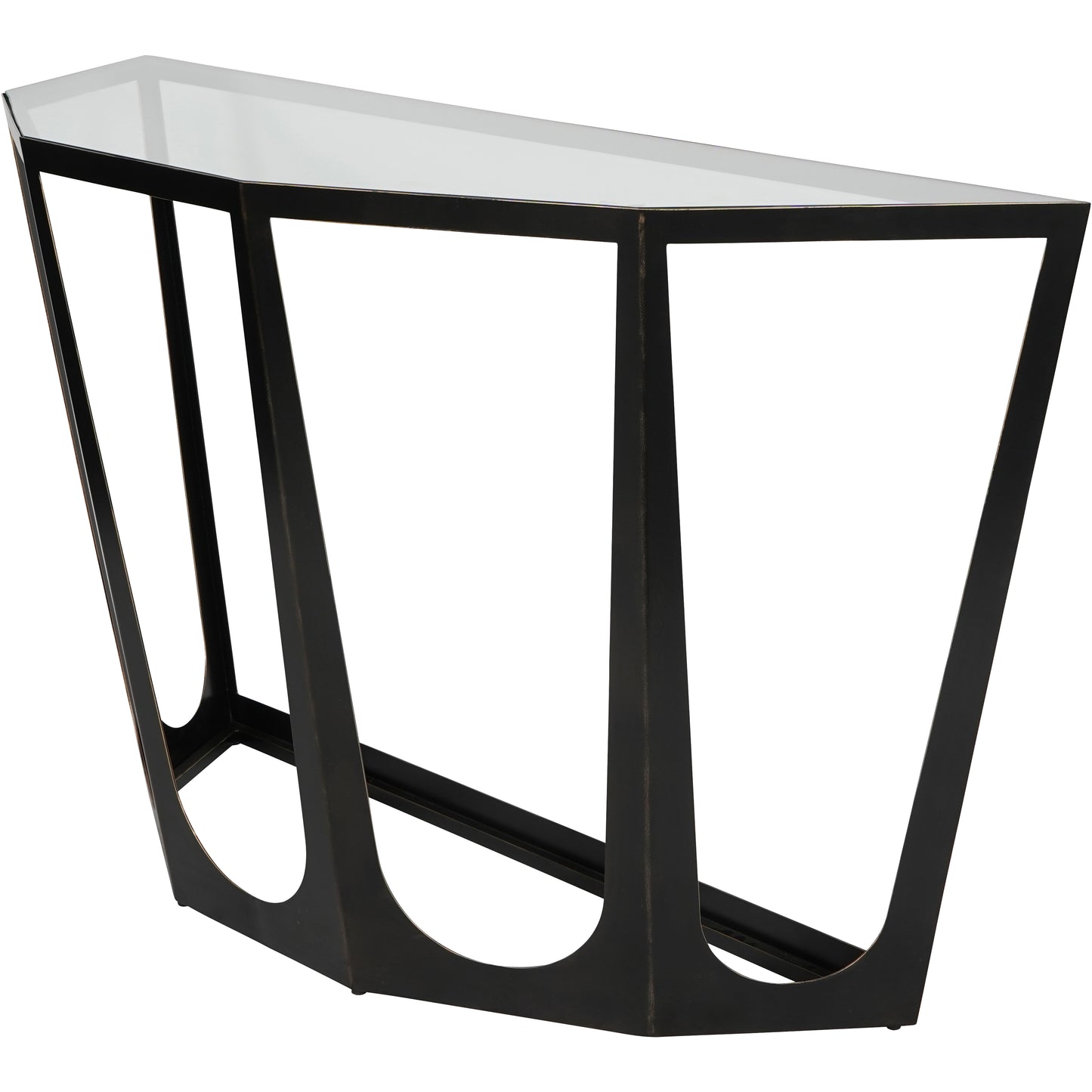 Catalan Bronze Gilded Console Table