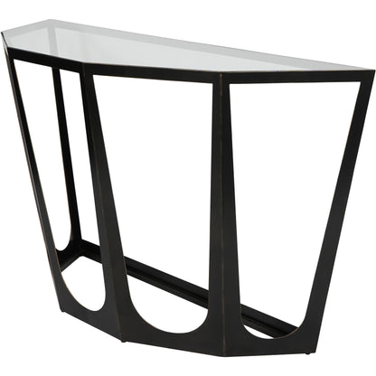Catalan Bronze Gilded Console Table