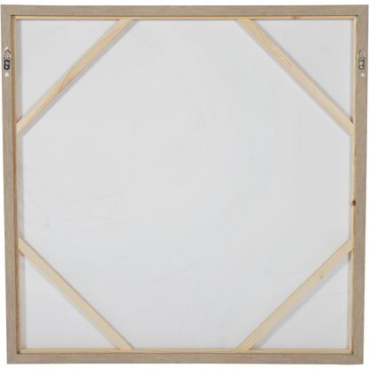 Canvas Golden Foiled Circles Framed Wall Art