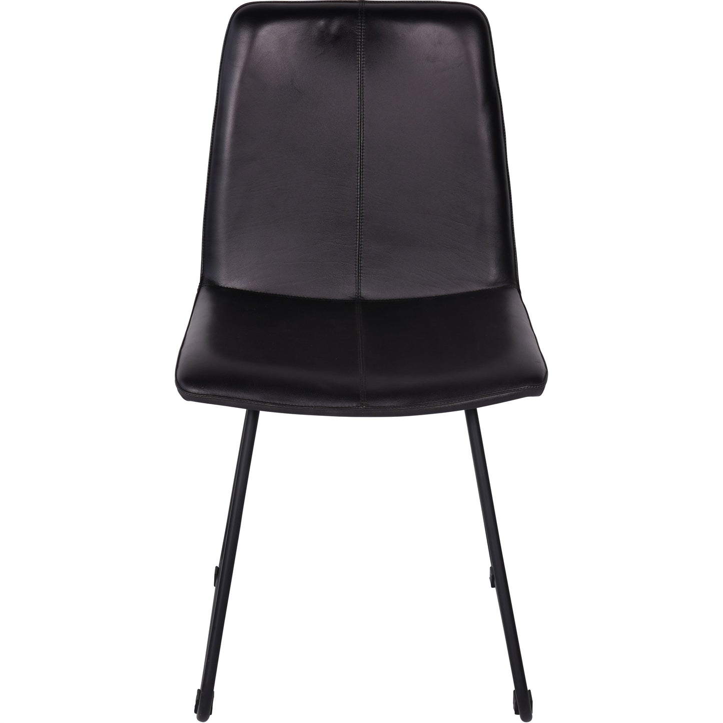 Robinson Leather Charcoal Dining Chairs (Set of 2)