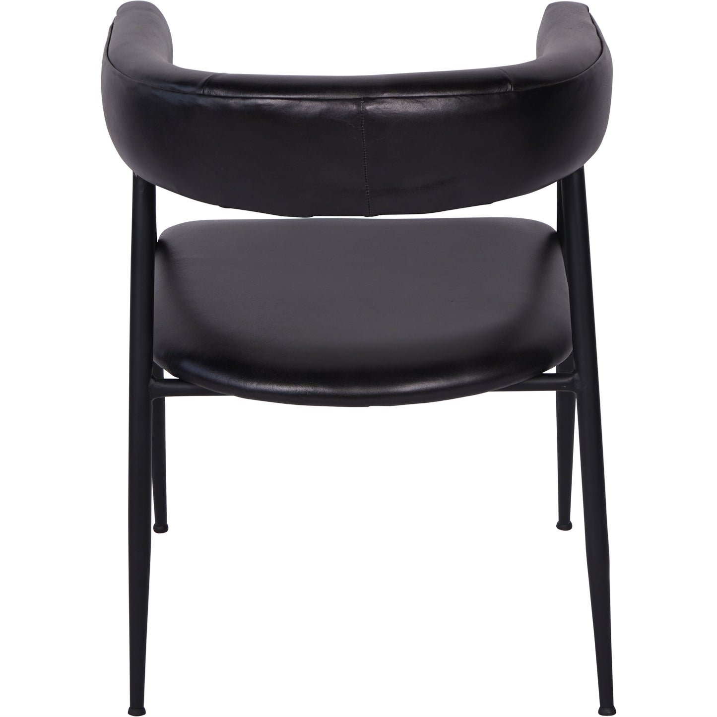 Churchill Leather Charcoal Dining Chairs (Set of 2)