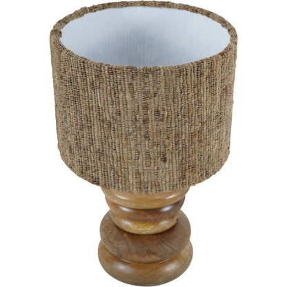 Leon Solid Wood Small Table Lamp