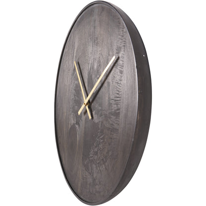 Mango Wood Bowl Large Wall Clock