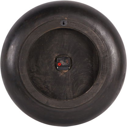 Mango Wood Bowl Large Wall Clock