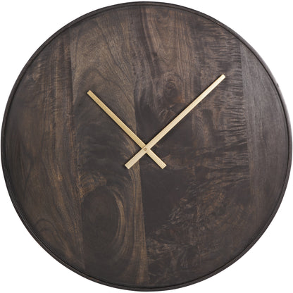Mango Wood Bowl Large Wall Clock