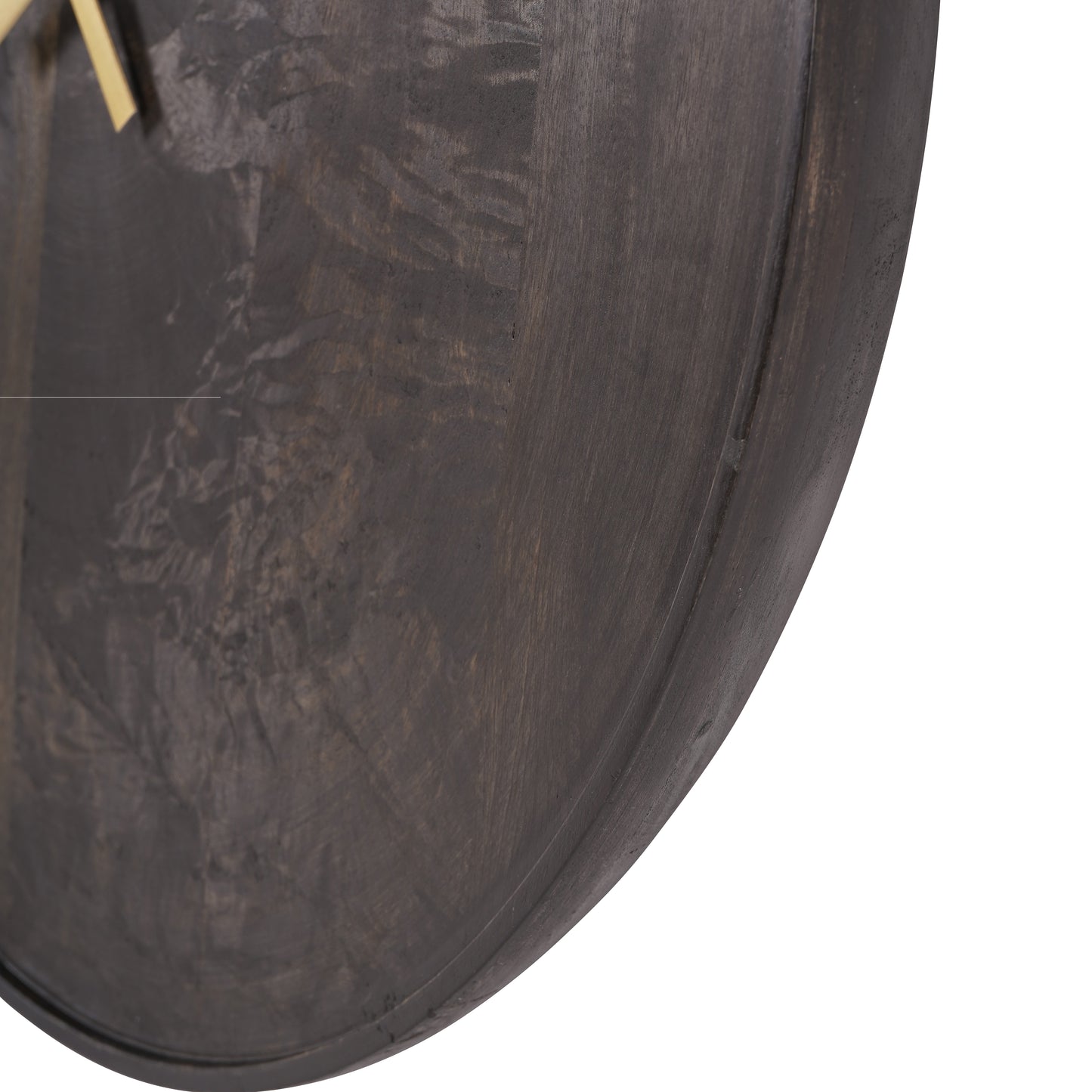 Mango Wood Bowl Small Wall Clock