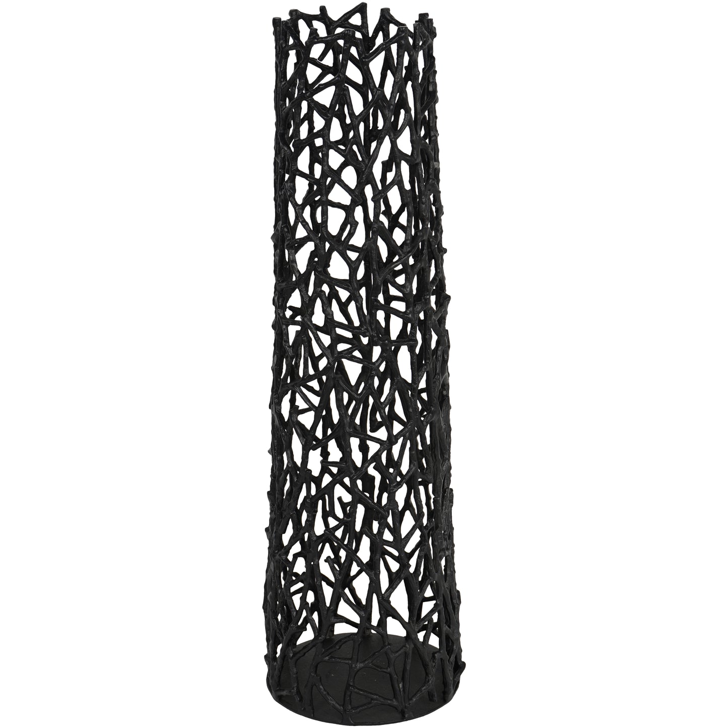 Twig Black Sculpture Small Vase