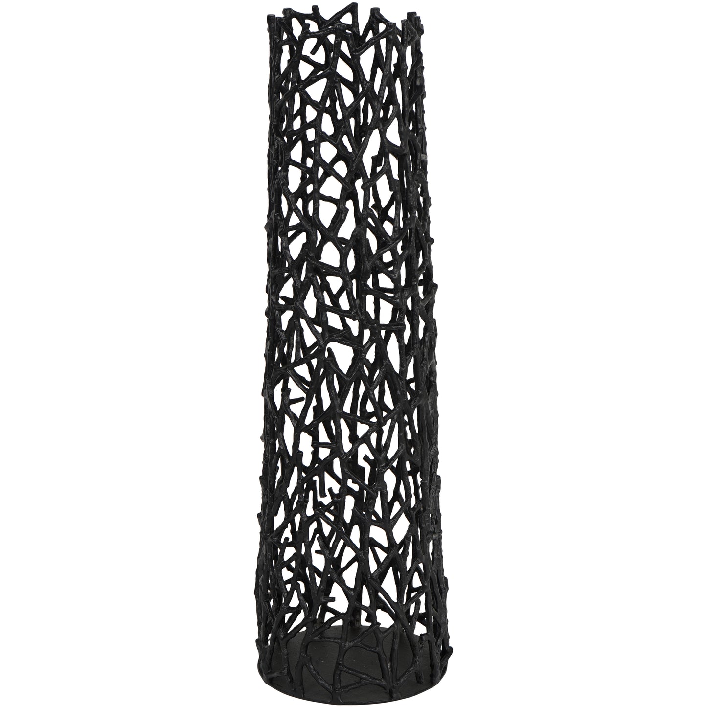 Twig Black Sculpture Small Vase