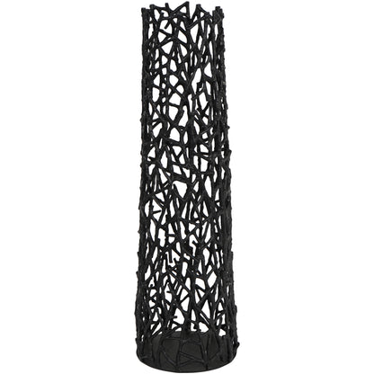 Twig Black Sculpture Small Vase