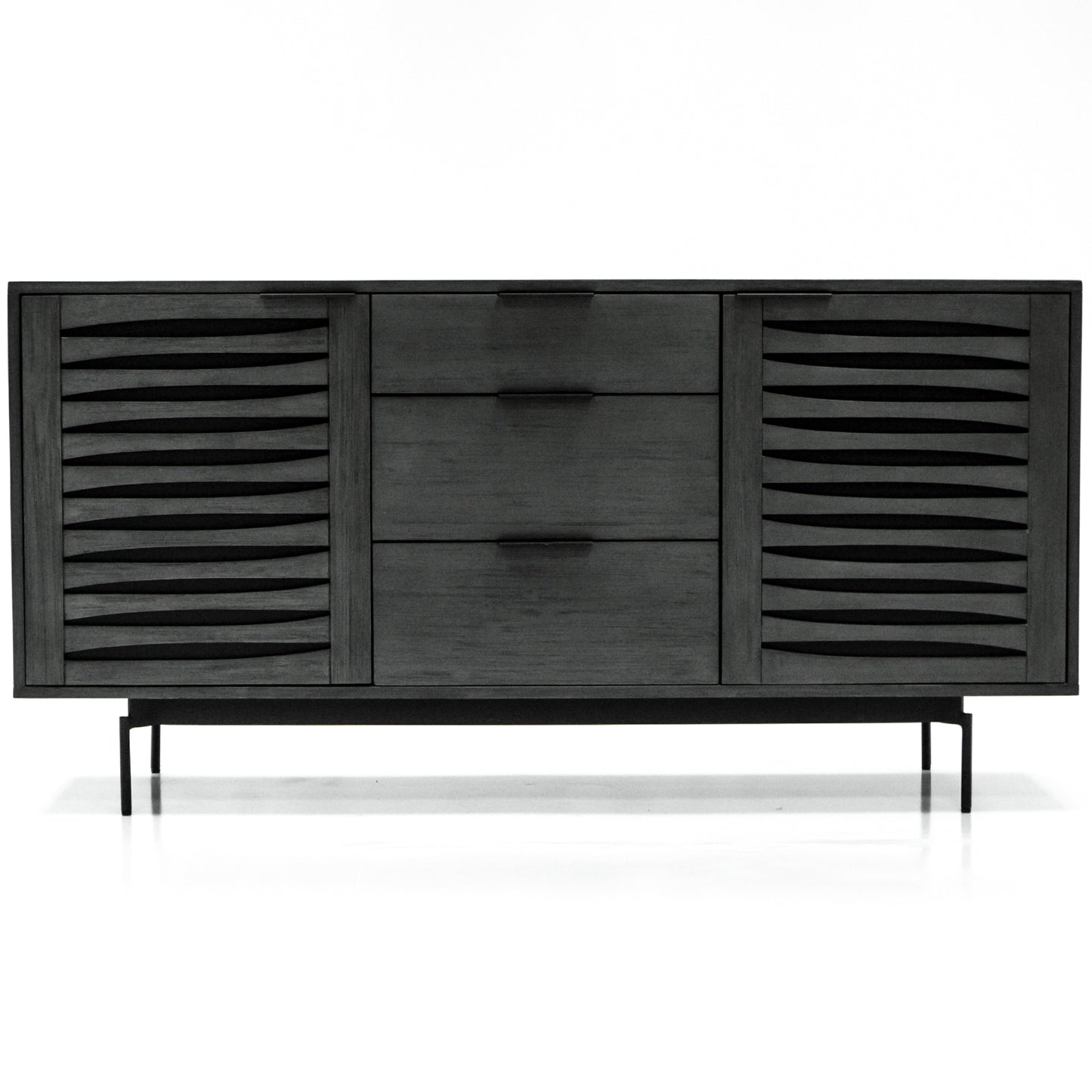 Bronks Black Acacia Buffet Sideboard