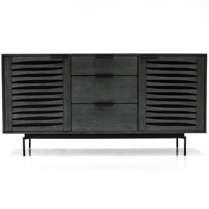 Bronks Black Acacia Buffet Sideboard