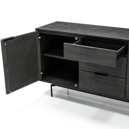 Bronks Black Acacia Buffet Sideboard