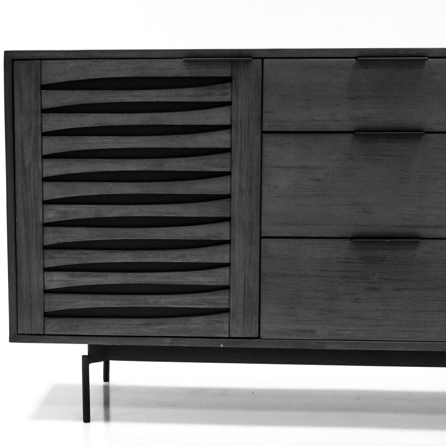 Bronks Black Acacia Buffet Sideboard