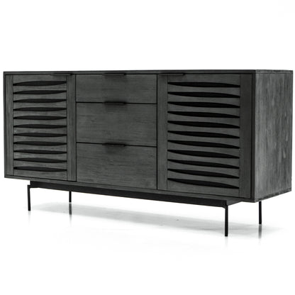 Bronks Black Acacia Buffet Sideboard
