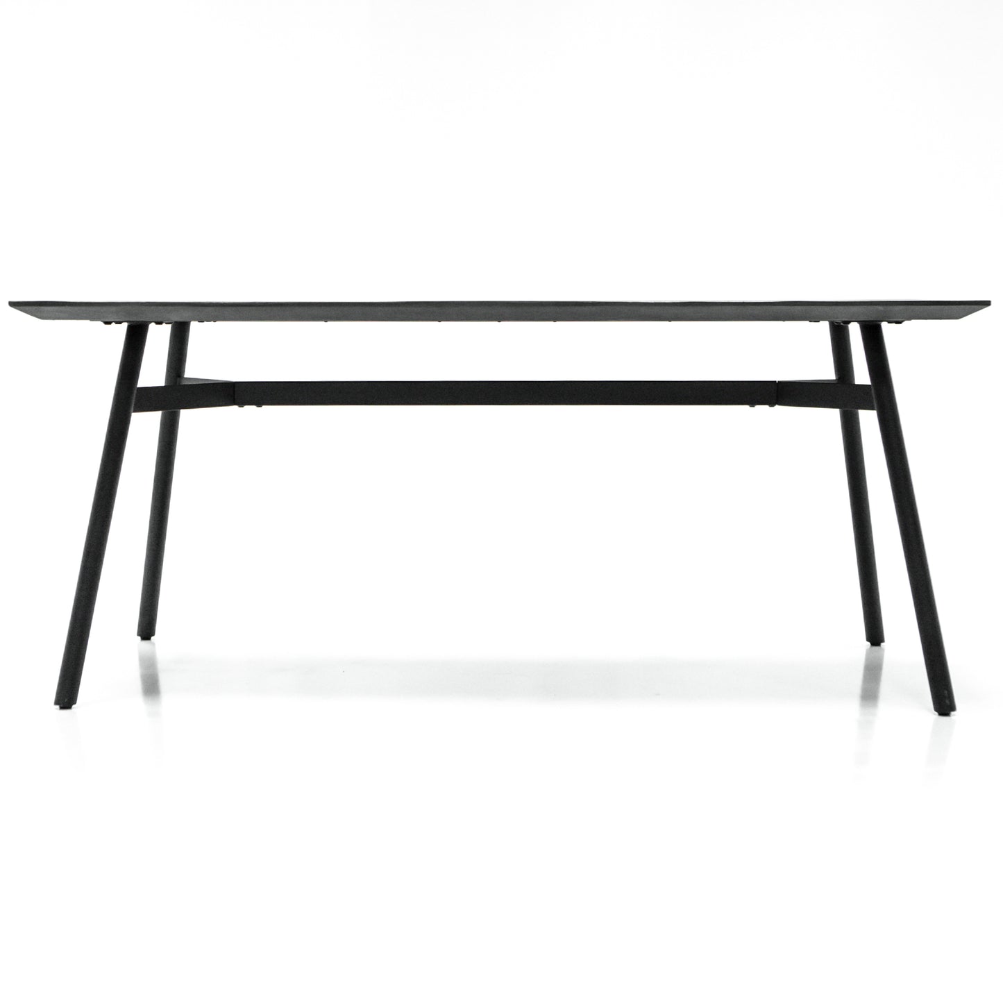 Bronks Acacia Wood Black Fixed 180cm Dining Table