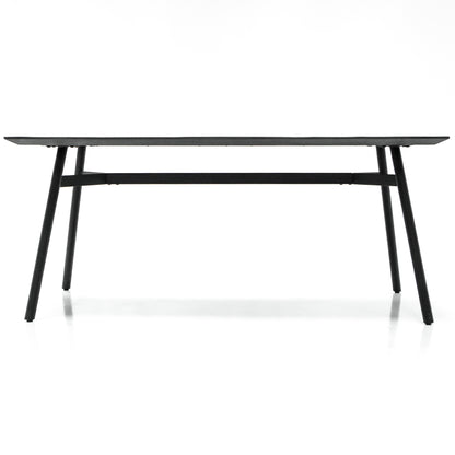 Bronks Acacia Wood Black Fixed 180cm Dining Table